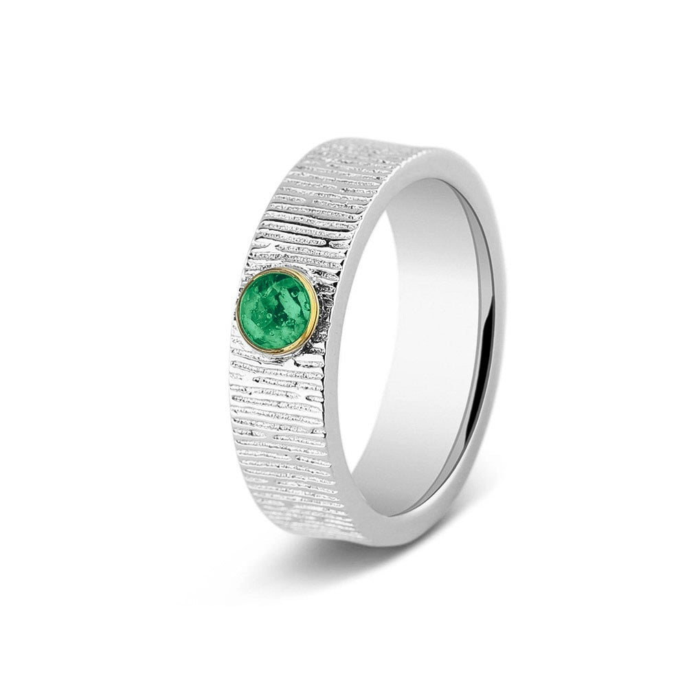 See You Ring met as en verticale rimpels in goud, 6 mm – 221 – afbeelding 67