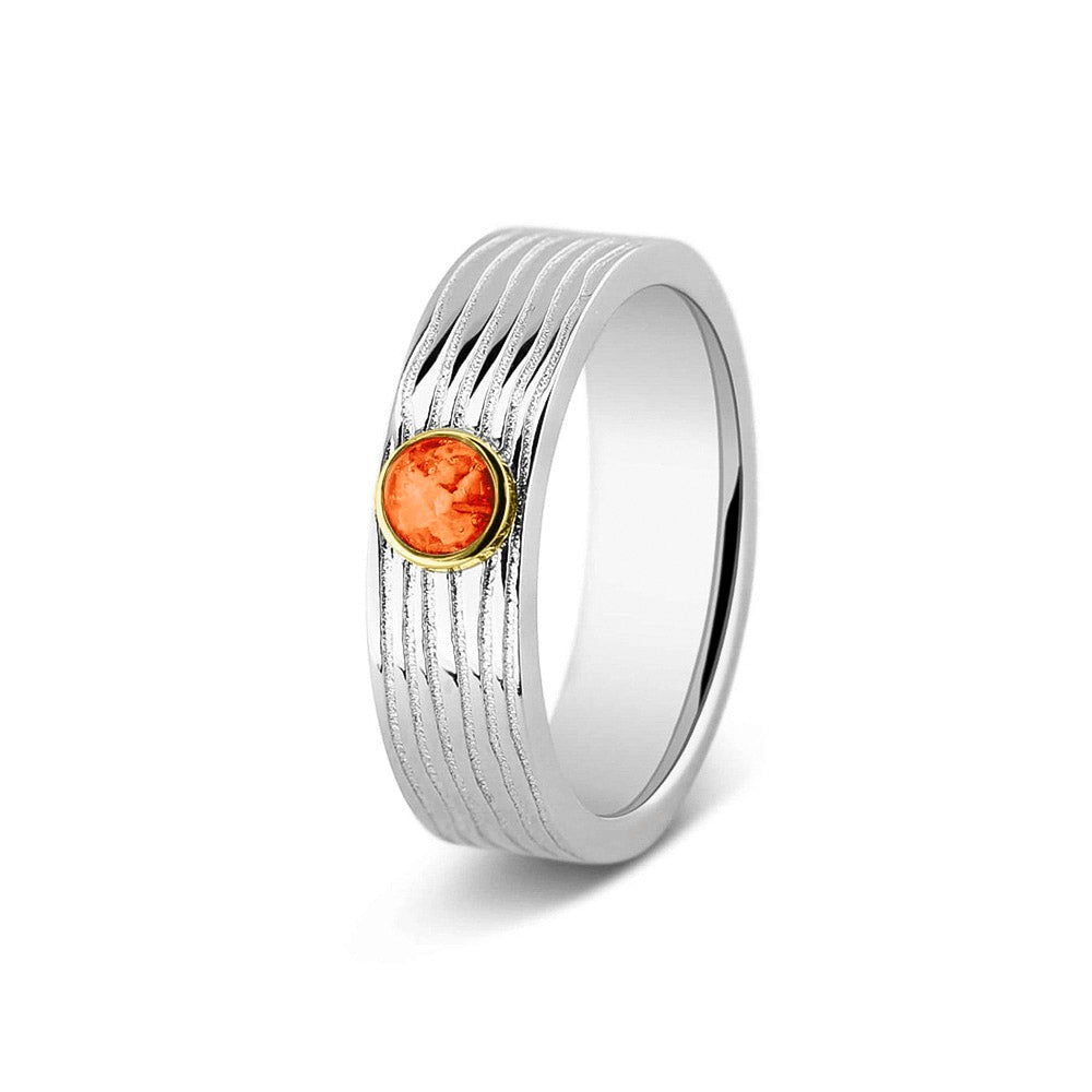 See You Gouden ring met horizontale rimpels en as – 224 – afbeelding 55