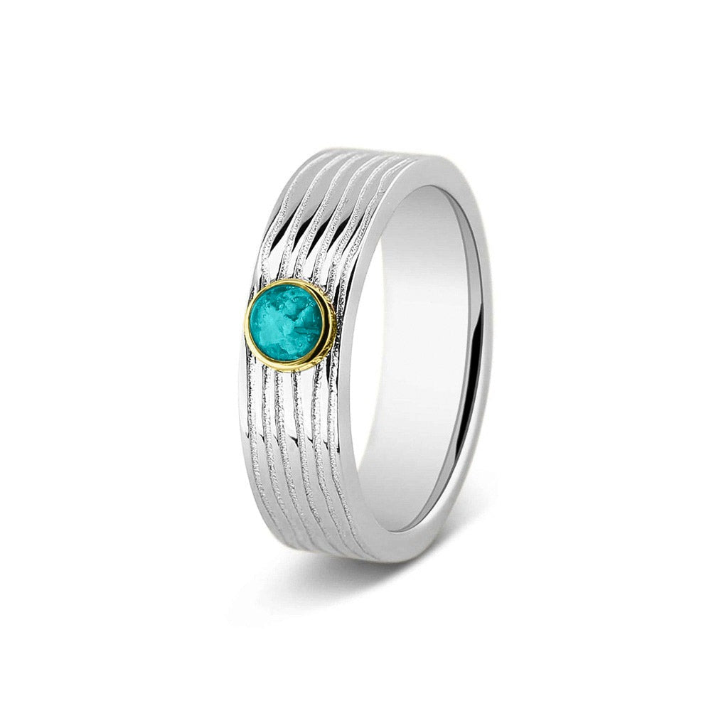 See You Gouden ring met horizontale rimpels en as – 224 – afbeelding 65