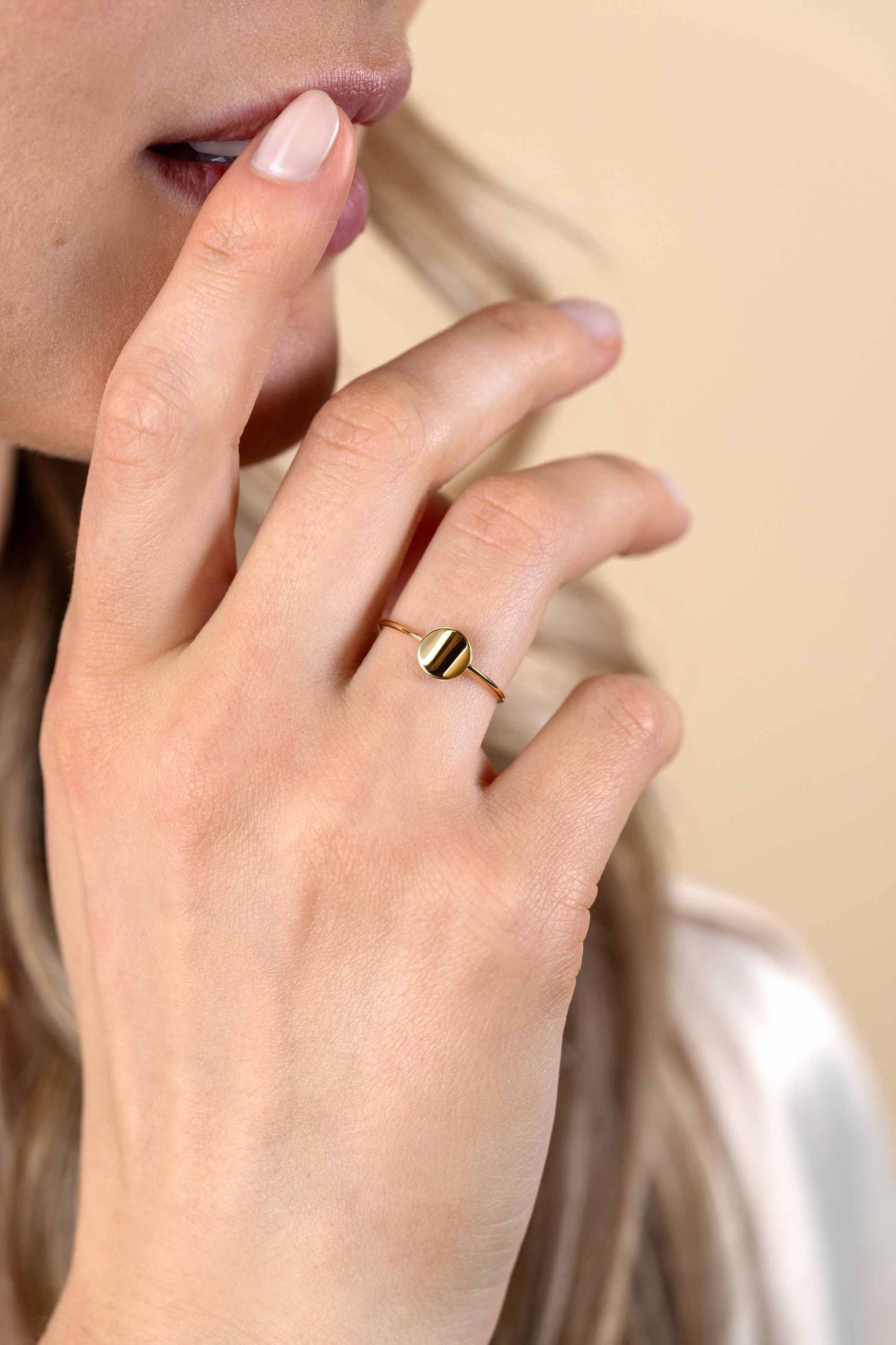 ZINZI Gold 14 karaat gouden ring glad rond ZGR215 - PansiteNederland.nl
