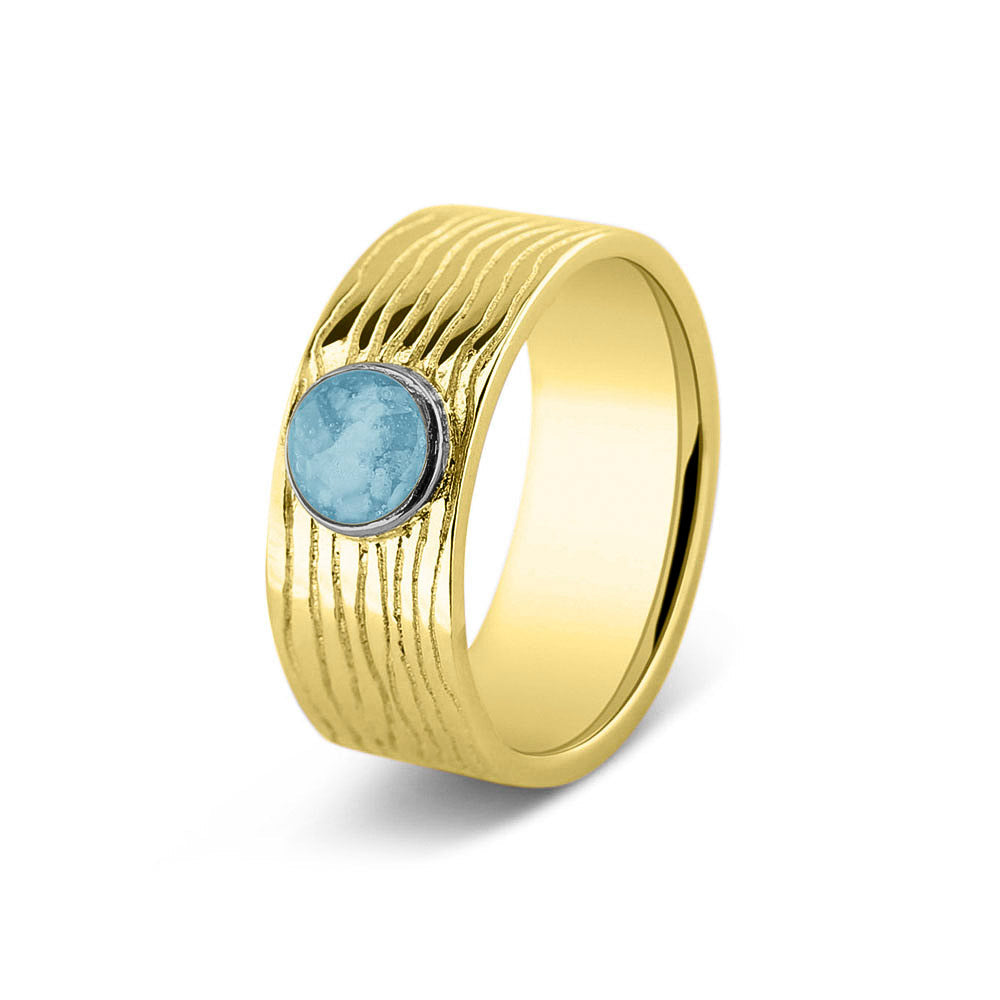 See You Gouden asring met rimpelstructuur, 8 mm – 225 – afbeelding 1