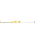14K Geelgoud graveerarmband gourmet plaat 5 mm 11 - 13 cm 4018459 - PansiteNederland.nl