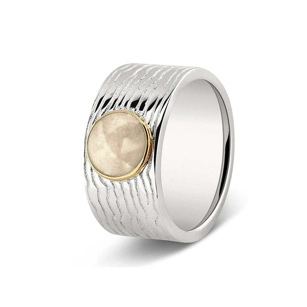 See You Brede gouden rimpelring met as, 10 mm – 226 – afbeelding 48