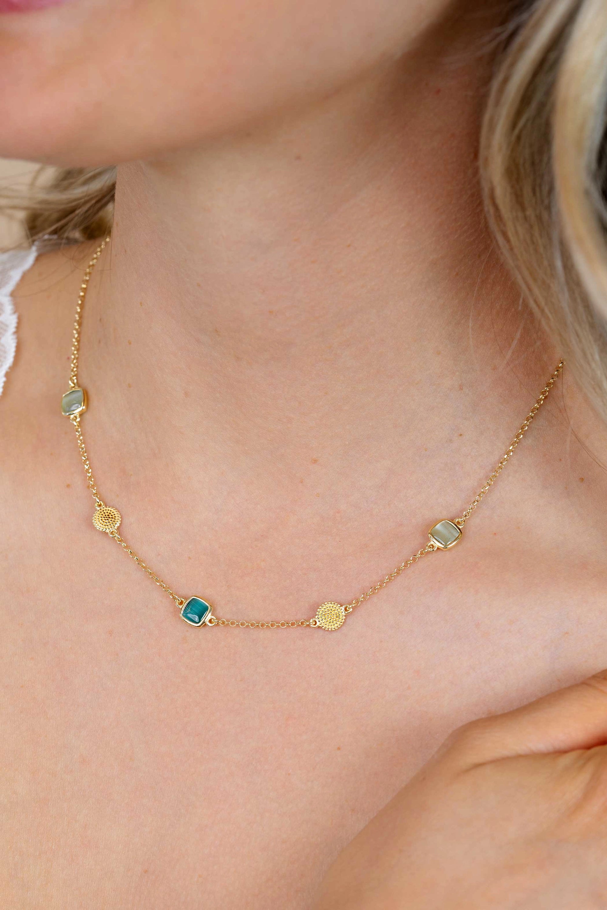 ZINZI Verguld Zilveren Ketting ZIC2904