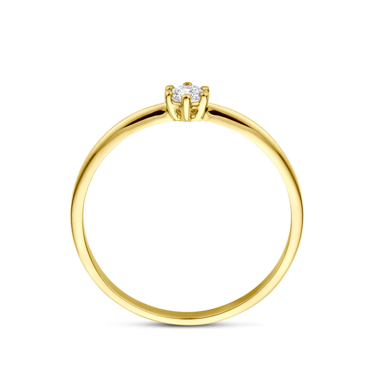Fantasy Collection Ring zirkonia 14K geelgoud