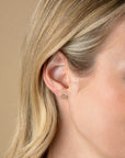ZINZI gold plated zilveren oorknoppen Infinity bezet met witte zirconia's ZIO2597Y - 8mm - PansiteNederland.nl