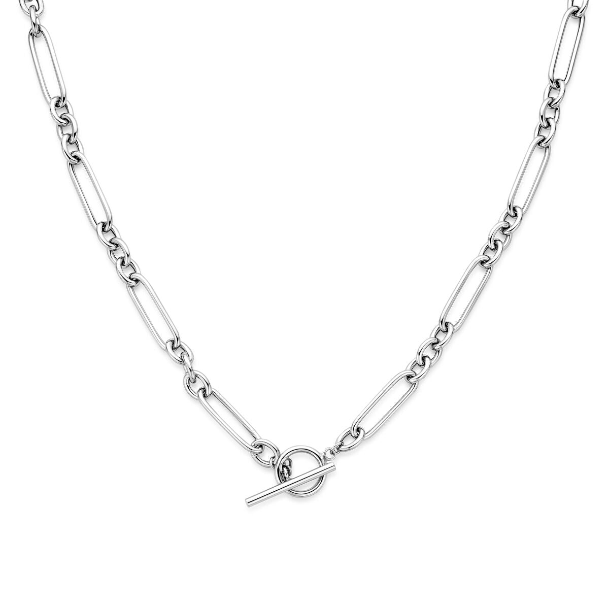 Fantasy Collection Collier kapittelslot 7 mm 50,5 cm zilver gerhodineerd
