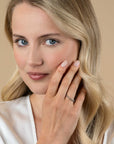ZINZI zilveren schakel ring met trendy jasseron schakels 3mm breed ZIR2622