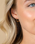 ZINZI gold plated zilveren gladde oorstekers organisch gevormd 16mm ZIO2656G - PansiteNederland.nl
