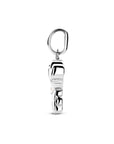 Zilveren gerhodineerde hanger olifant zirkonia 17 mm - 1341846 - PansiteNederland.nl