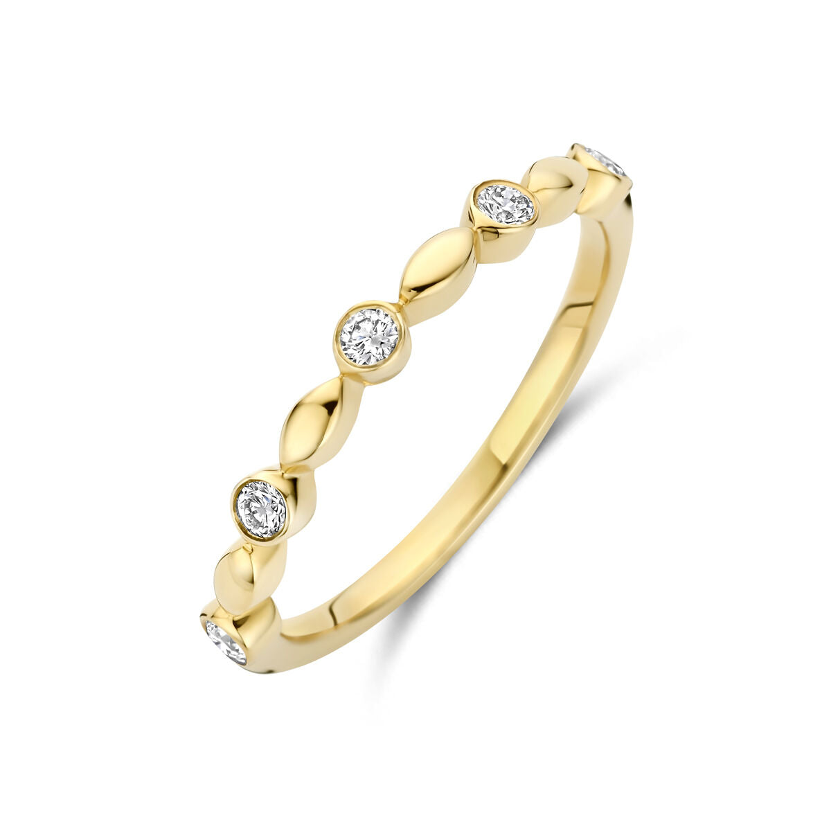 Fantasy Collection 14K Geelgouden Diamanten Ring 4035975