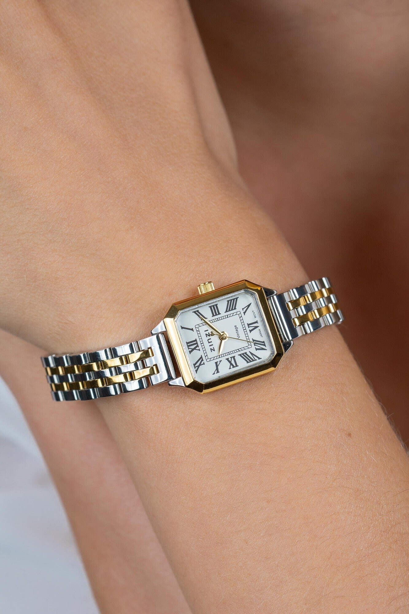 ZINZI Horloge 24mm bicolor wit - ZIW2607