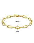 Geelgouden Armband 4034410 – 14 Karaat Goud 6 mm 18,5 cm