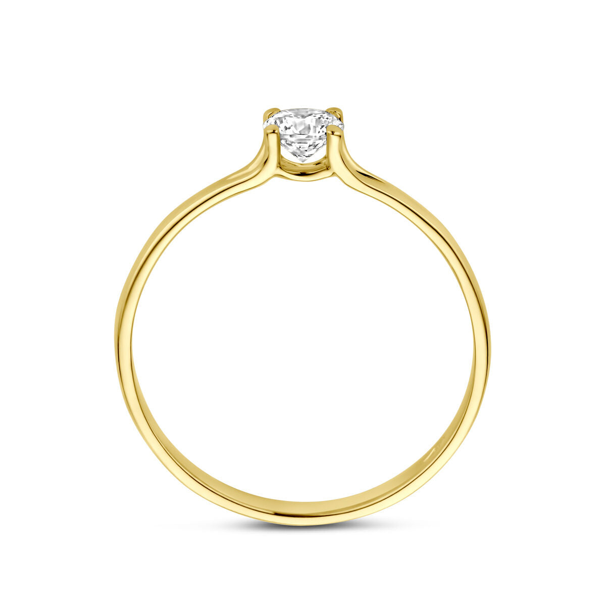 Fantasy Collection Ring zirkonia 14K geelgoud