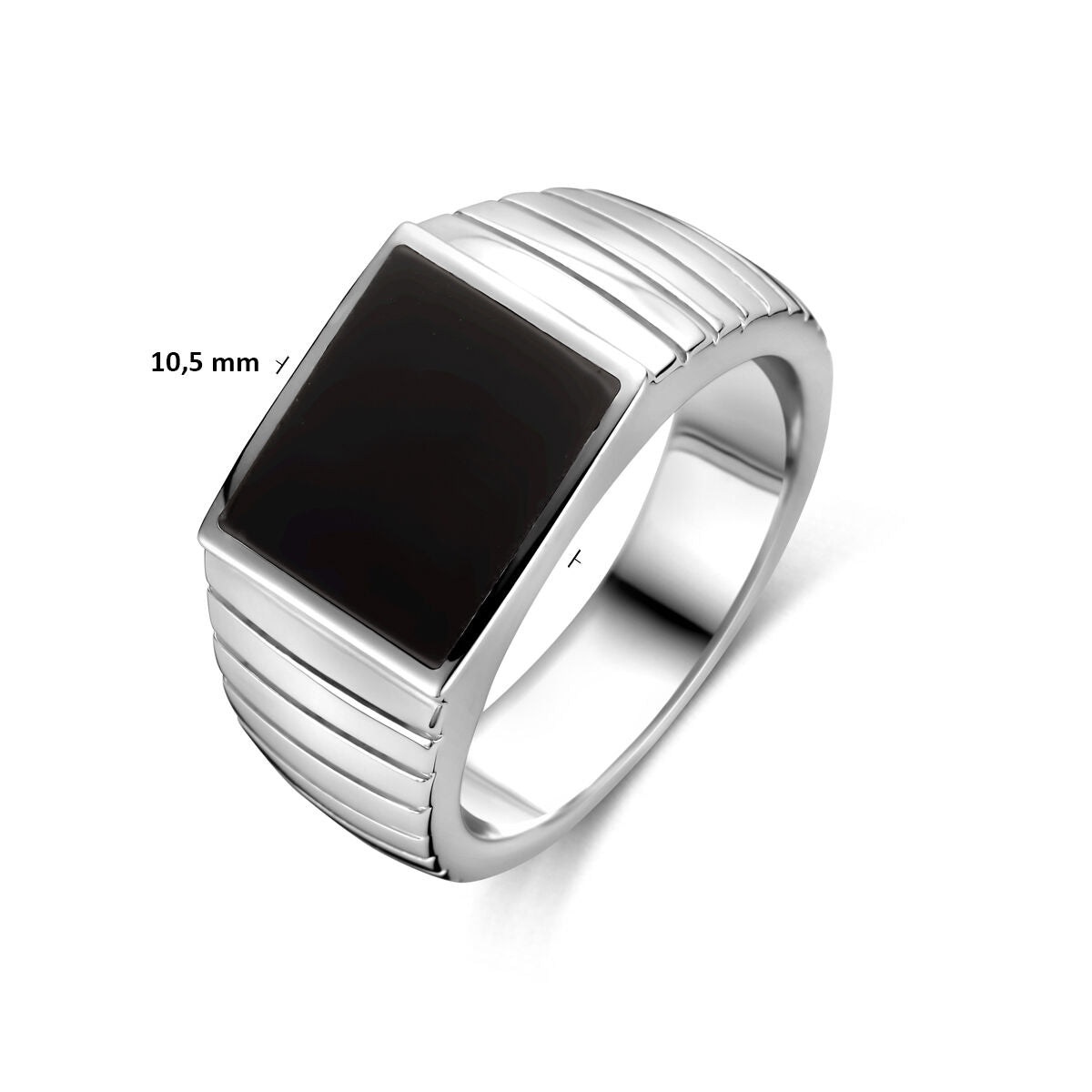 Fantasy Collection Zegelring onyx zilver