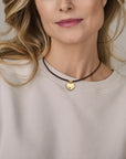 zilver verguld (met rubber/nylon/etc.) collier hart 38 + 6 cm 3 micron 2600125 - PansiteNederland.nl