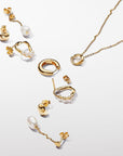 Pandora ESSENCE 14k Goudvergulde Organisch Gevormde Oorknopjes 263298C00 - PansiteNederland.nl
