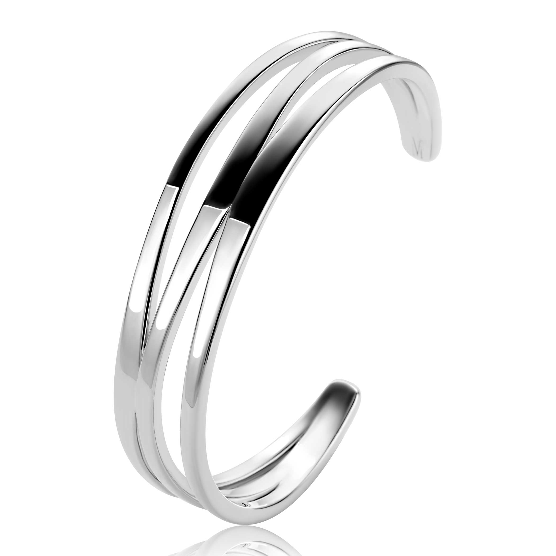 ZINZI Zilveren Armband MVA25 16mm