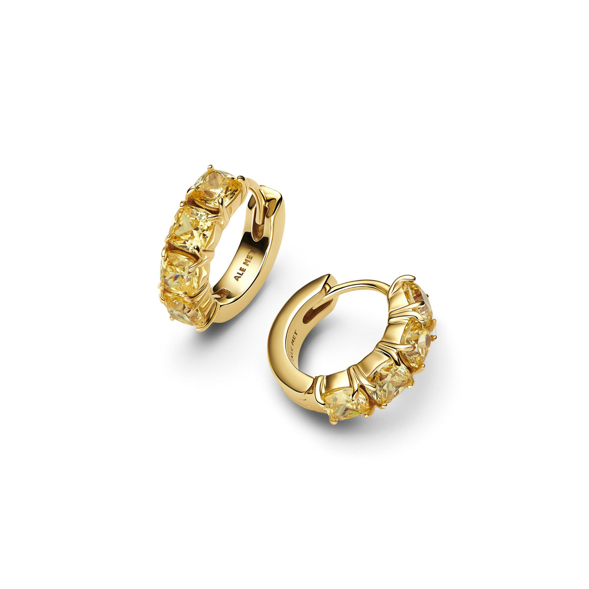 Pandora Gele oorbellen goudverguld 263851C02