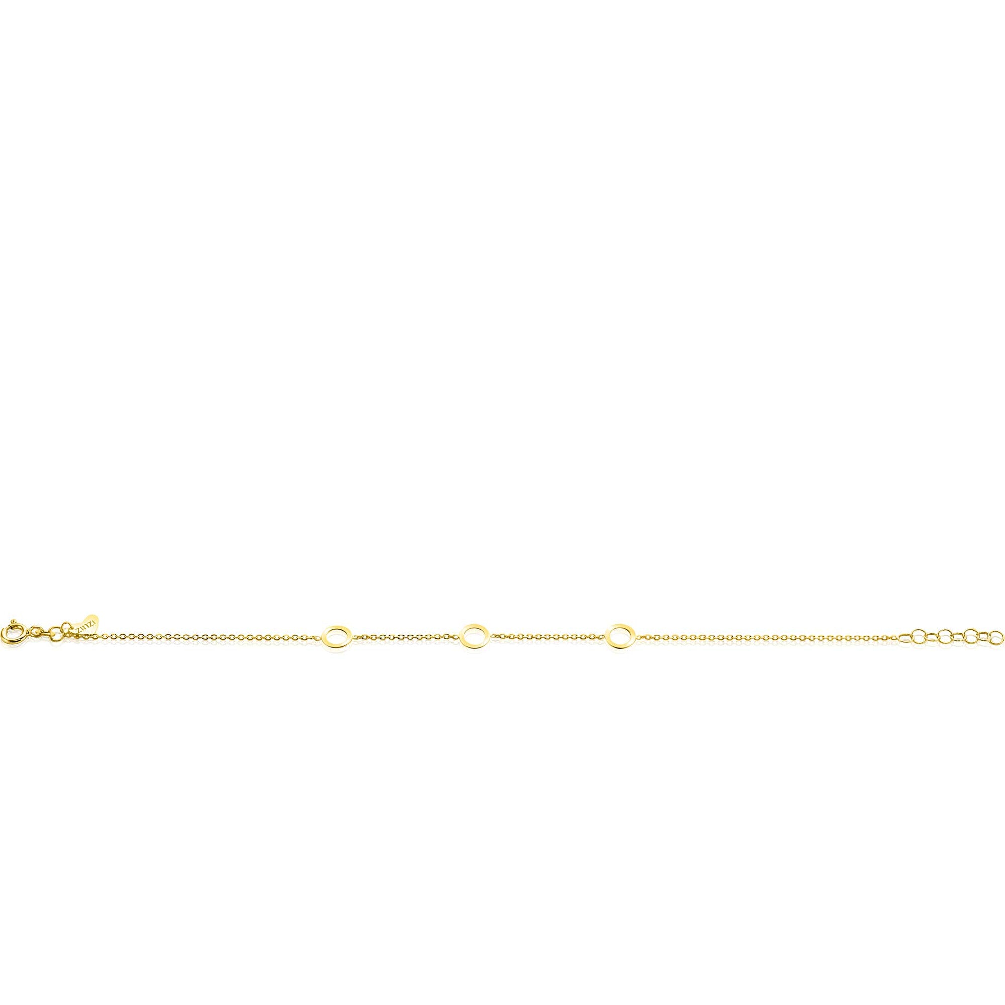 ZINZI 14K Gouden Armband ZGA445 18-20cm
