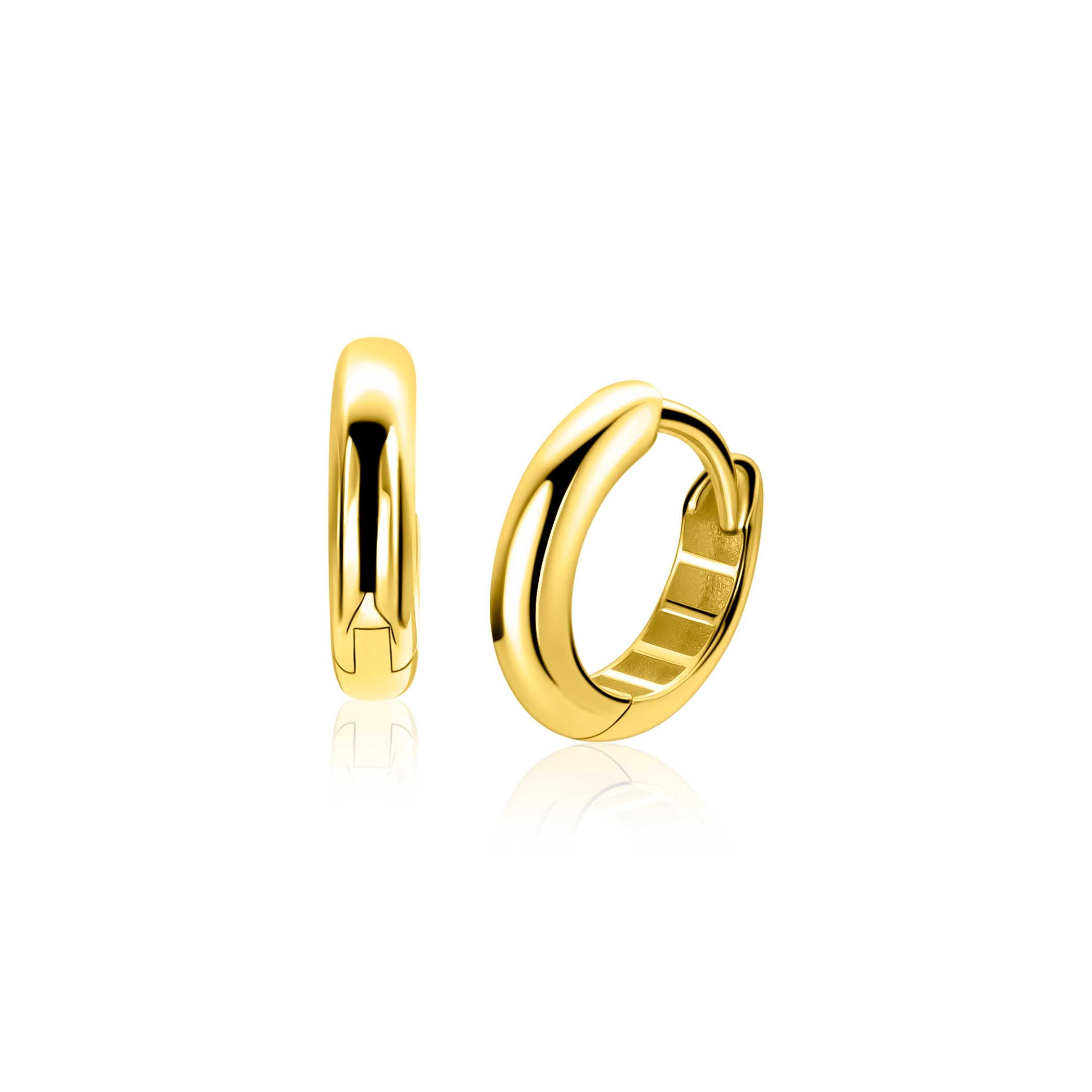 ZINZI 14K Gouden Oorbellen ZGO567 12mm