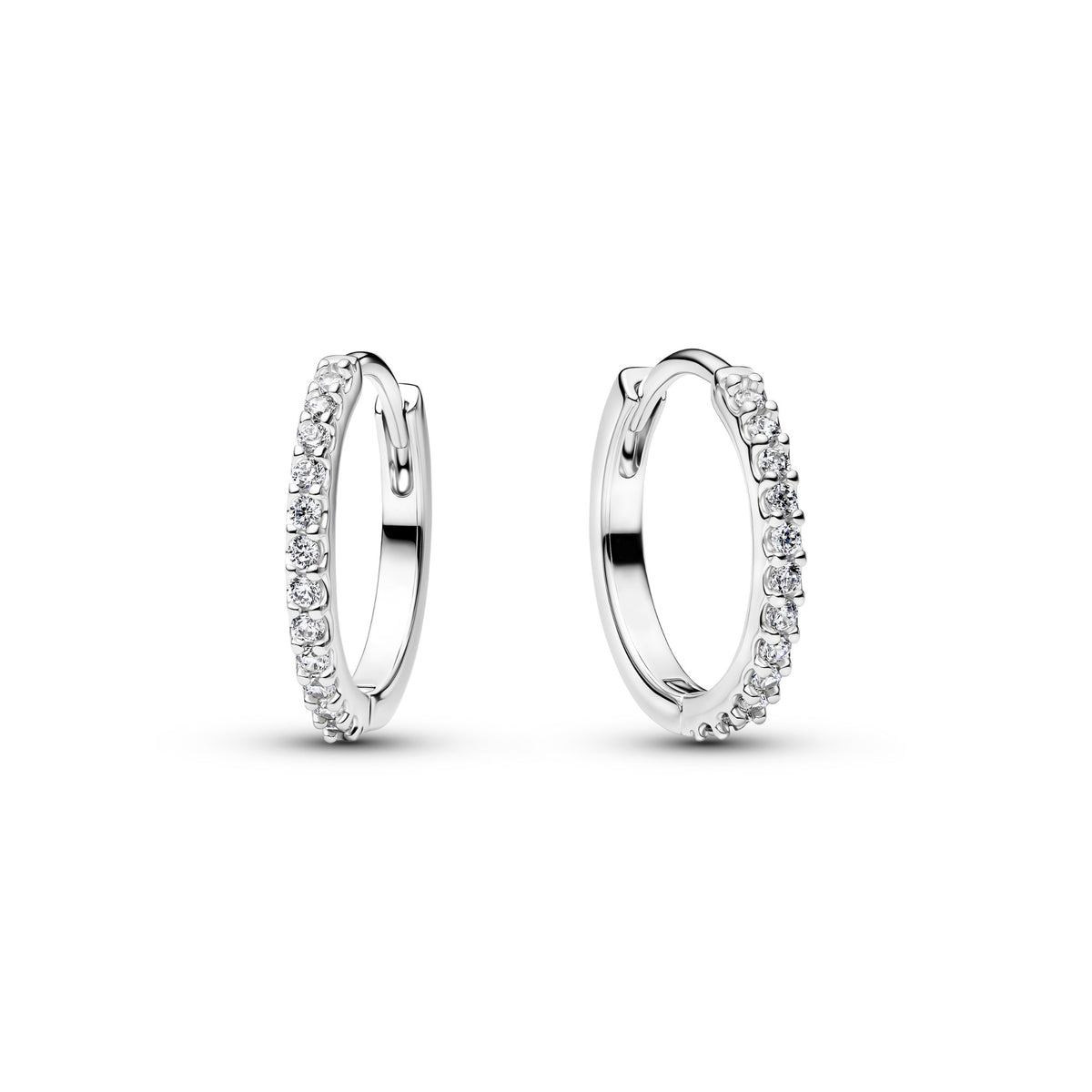 Pandora Sprankelende Mini Oorringen zilver