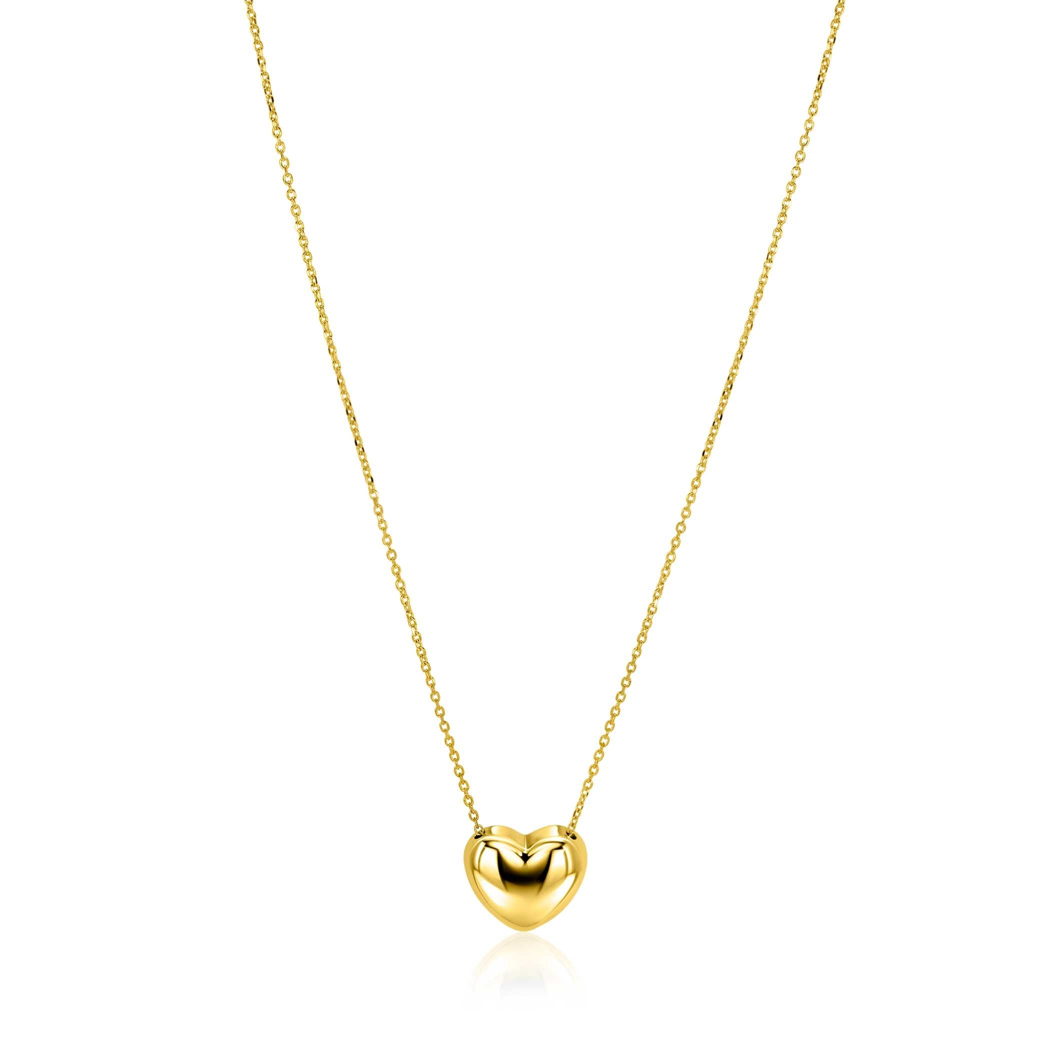 ZINZI Verguld Zilveren Ketting 40-45 cm - ZIC2672G