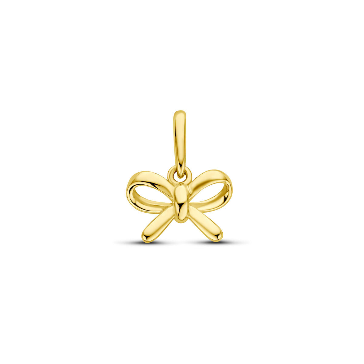 14K geelgouden hanger strik 12 mm - 4034133 - PansiteNederland.nl