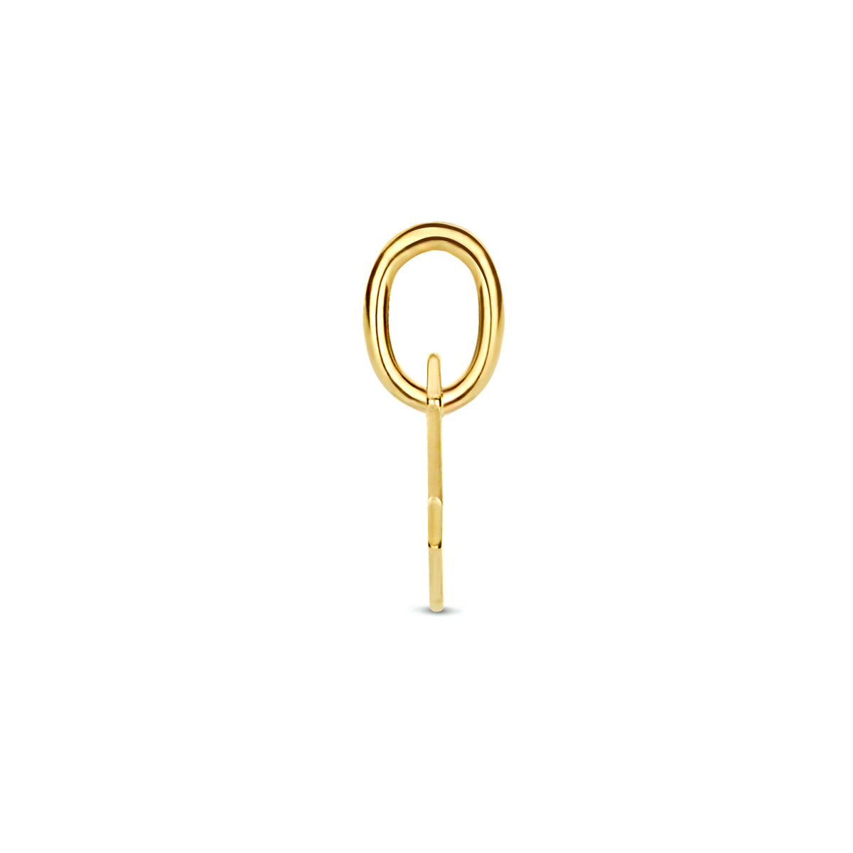 Hanger letter V 9K geelgoud #Letter_V
