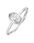 Zilveren Gerhodineerde Ring Zirkonia 1341533 - PansiteNederland.nl