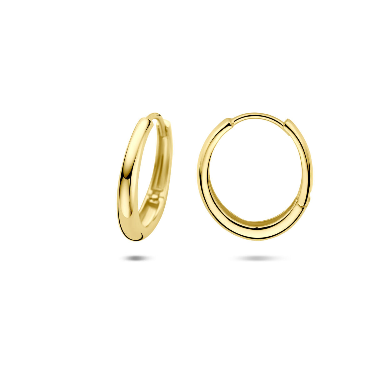 14K geelgouden klapoorringen 16 mm - 4034395