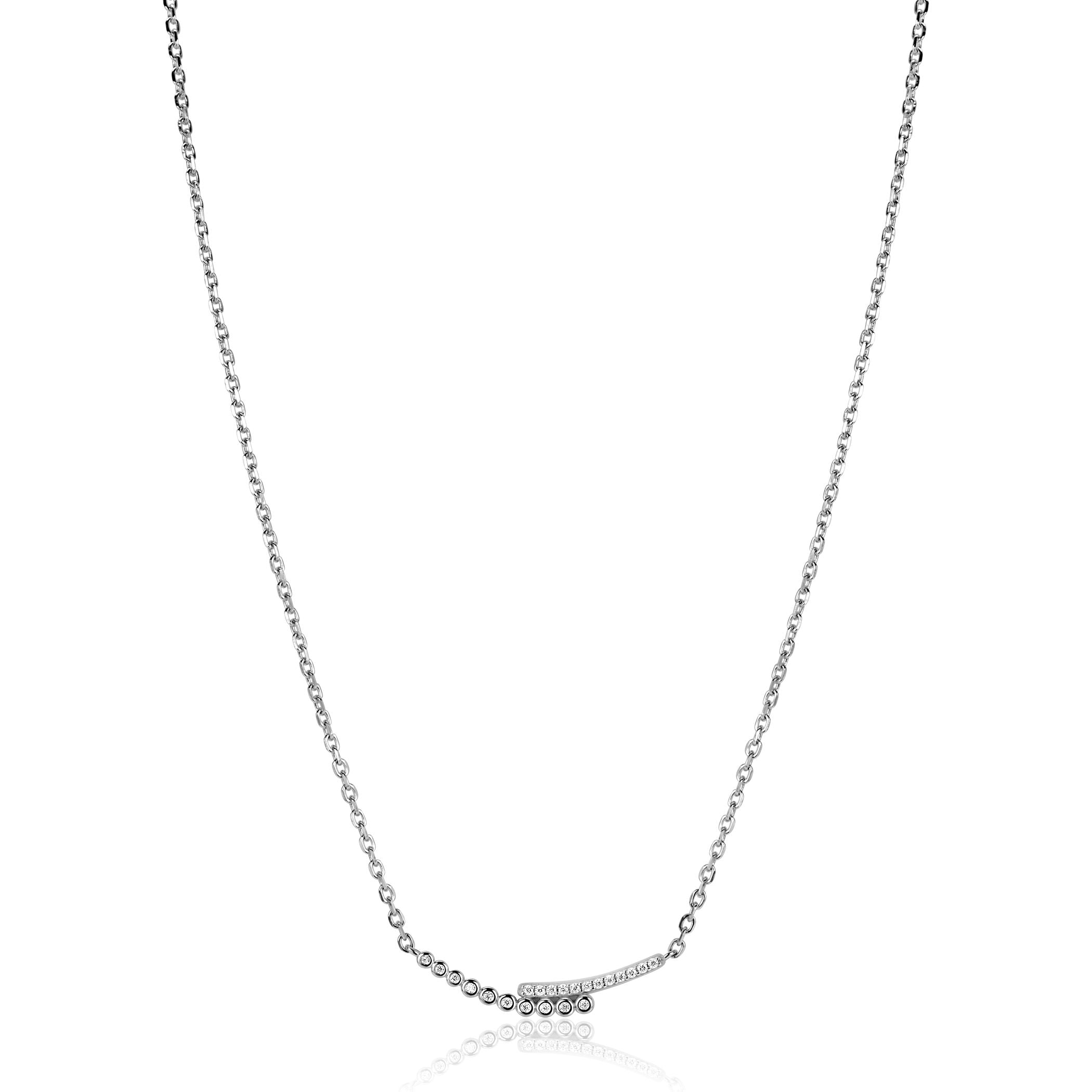 ZINZI Zilveren Ketting 42-45 cm - ZIC2729