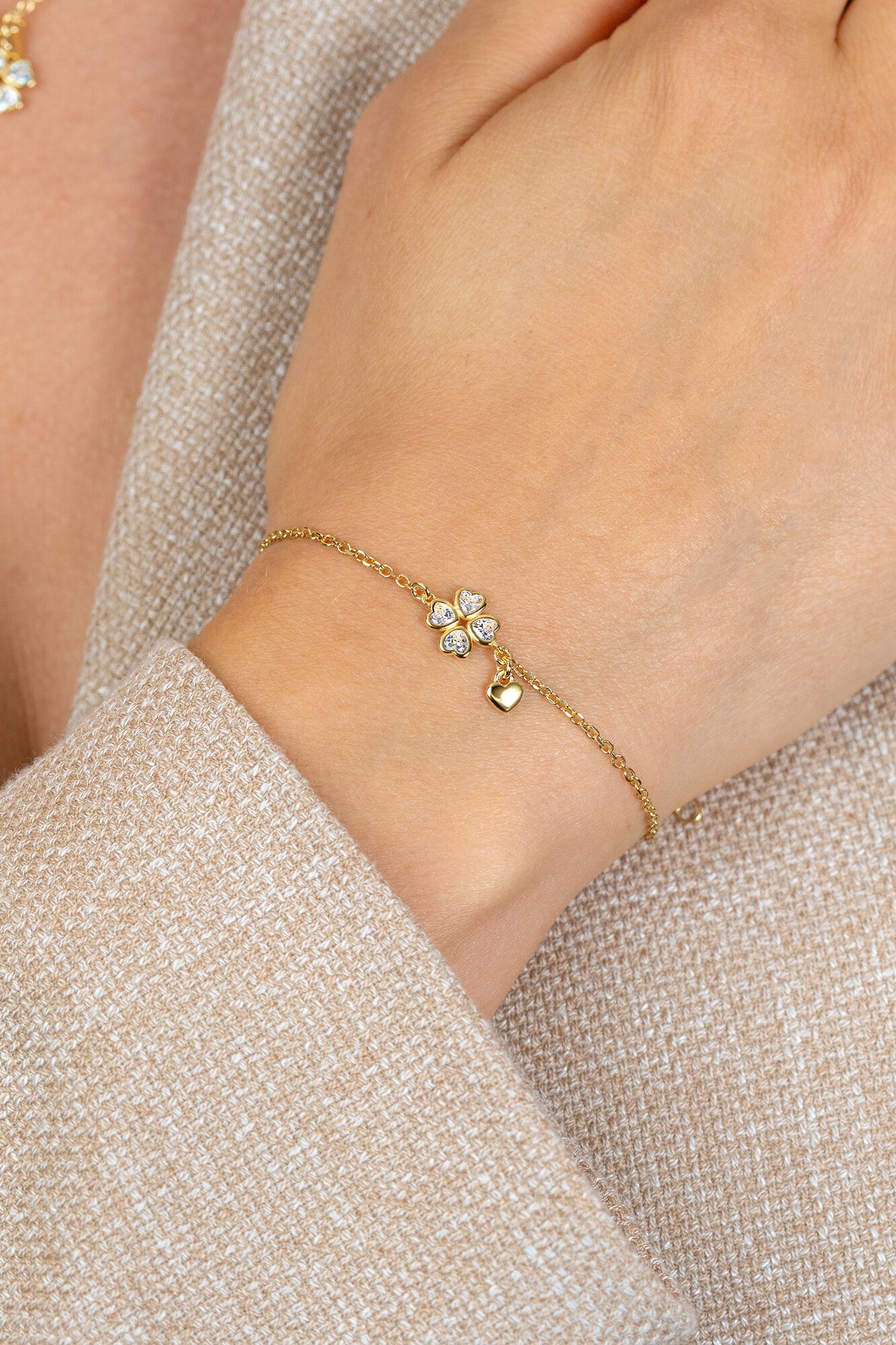 ZINZI Verguld Zilveren Armband - ZIA2783Y