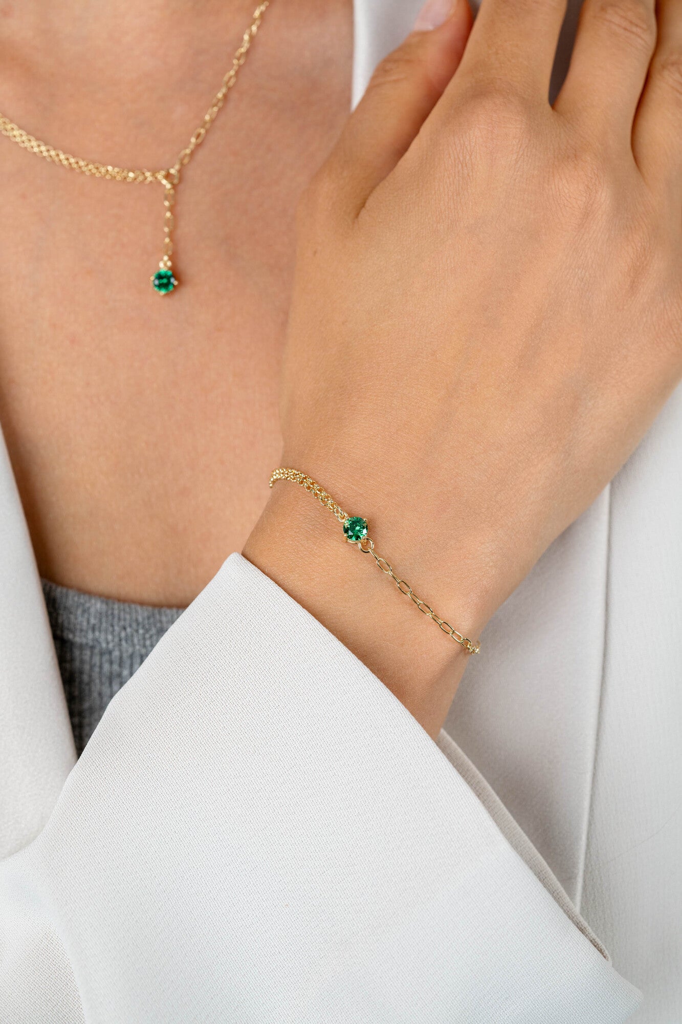 ZINZI Verguld Zilveren Armband 17-19 cm - ZIA2660G