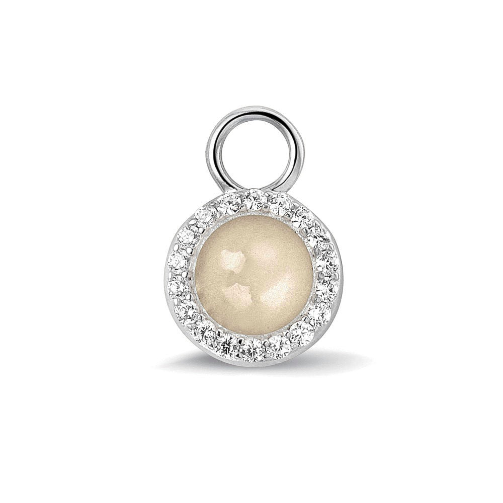 See You Gouden ronde oorhangers met steen voor as – 311 – afbeelding 45