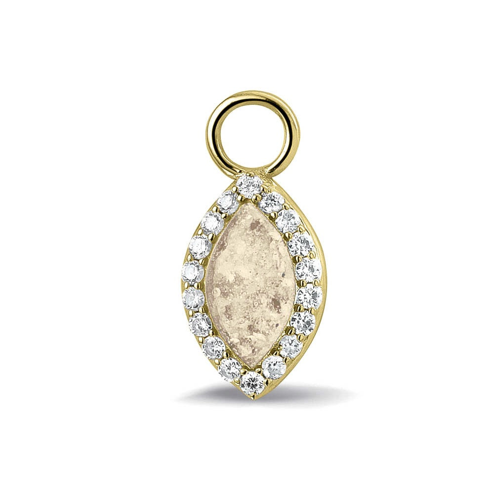 See You Gouden marquise oorhangers met steen – 313 – afbeelding 1