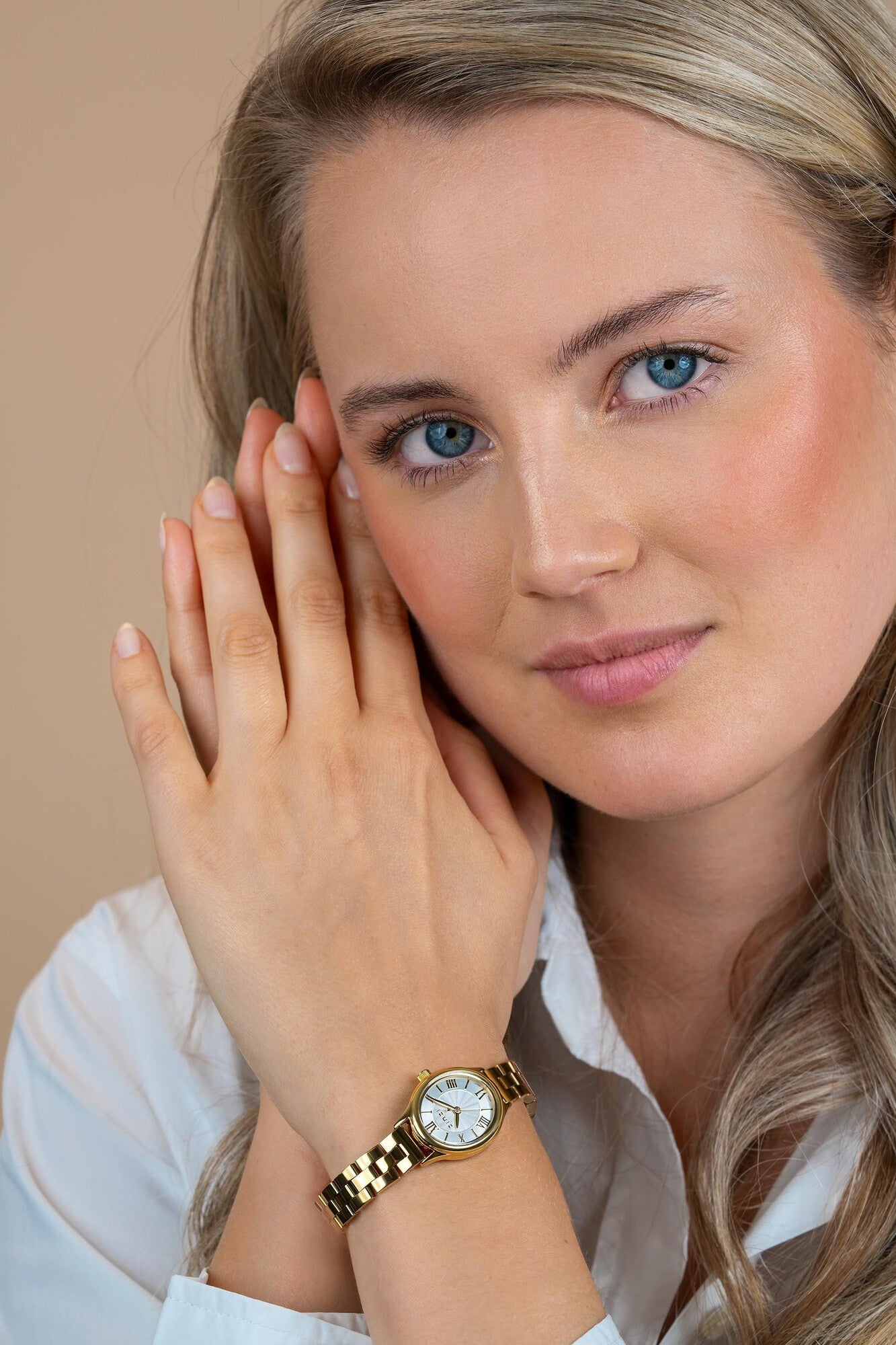 ZINZI Horloge 26mm goudkleurig - ZIW2933