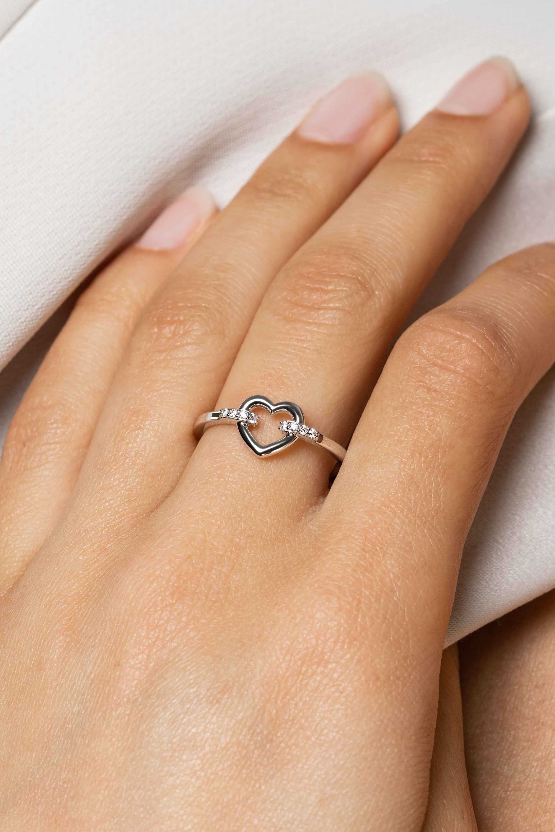 ZINZI Zilveren Ring met Witte Zirkonia - ZIR1755