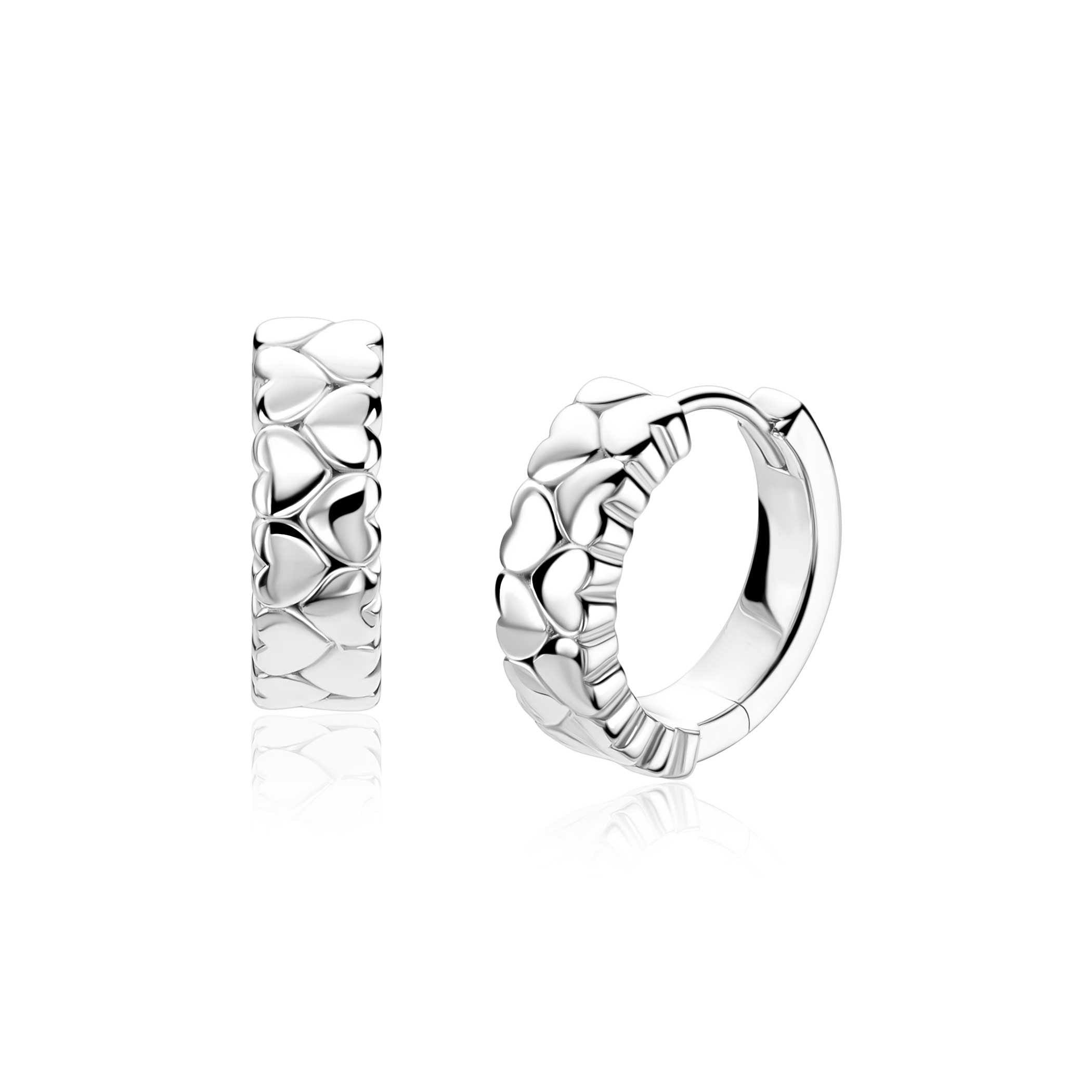 ZINZI Zilveren Oorbellen 16mm - ZIO2882