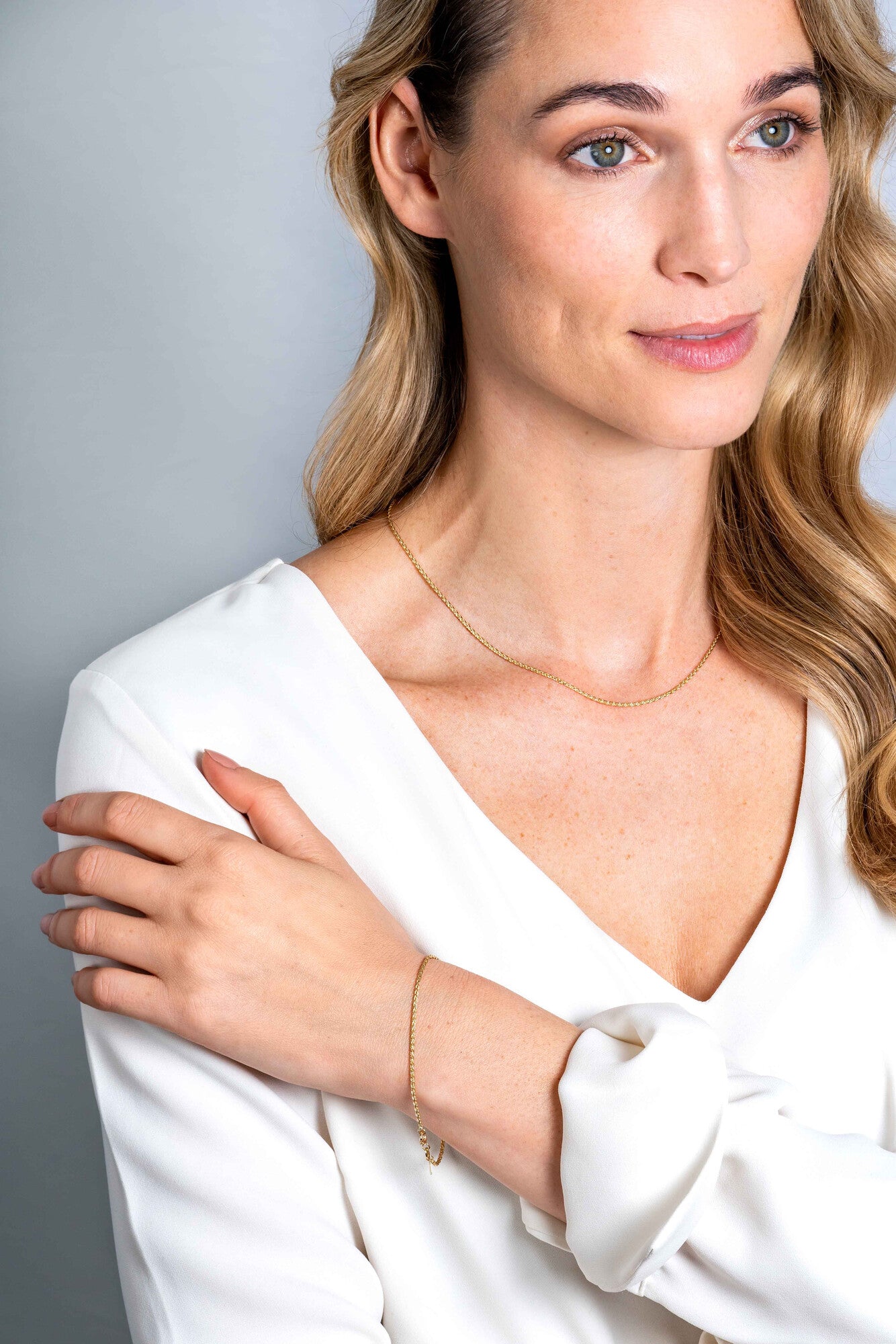 ZINZI 14K Gouden Armband ZGA307 18,5cm