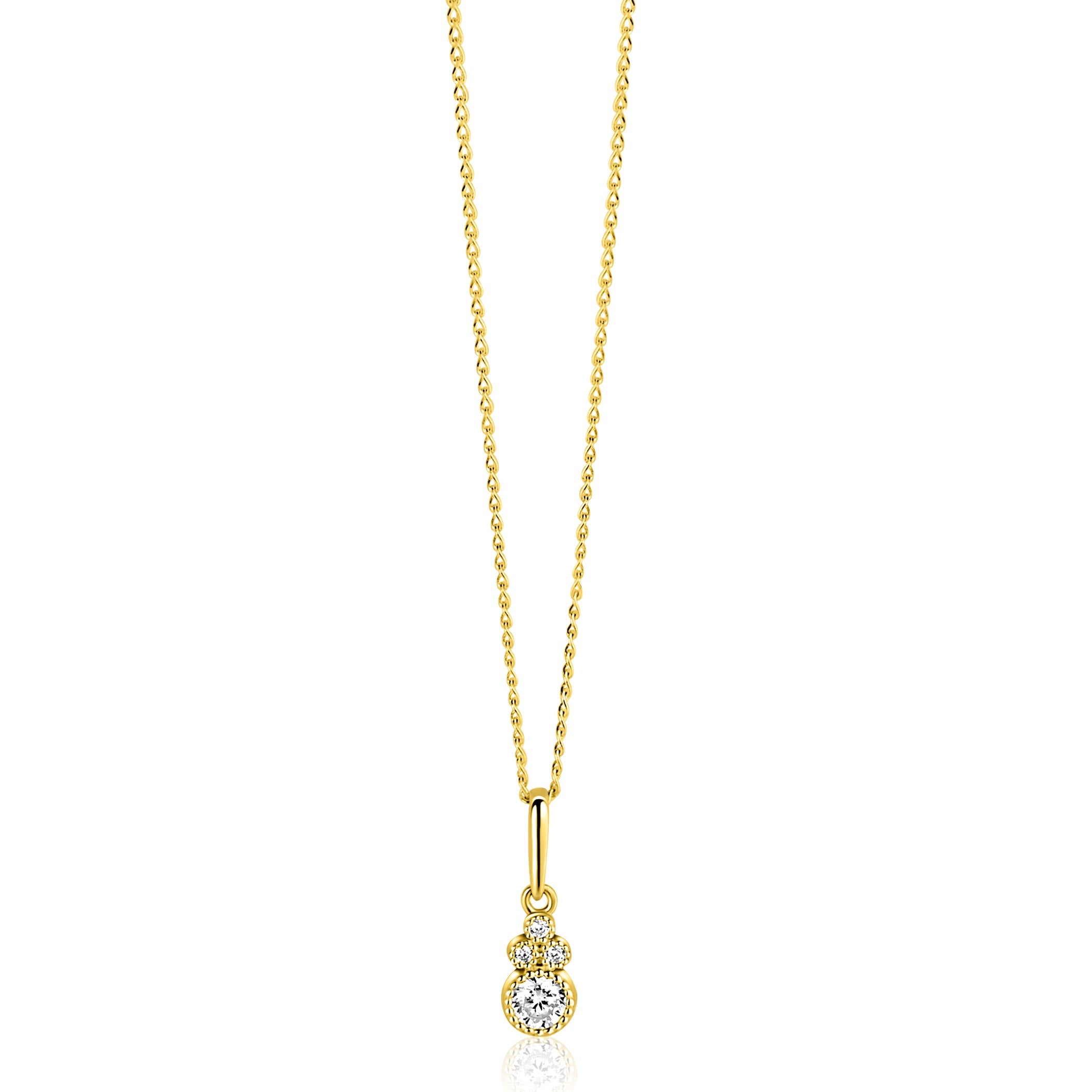 ZINZI 14K Gouden Hanger ZGH545 wit