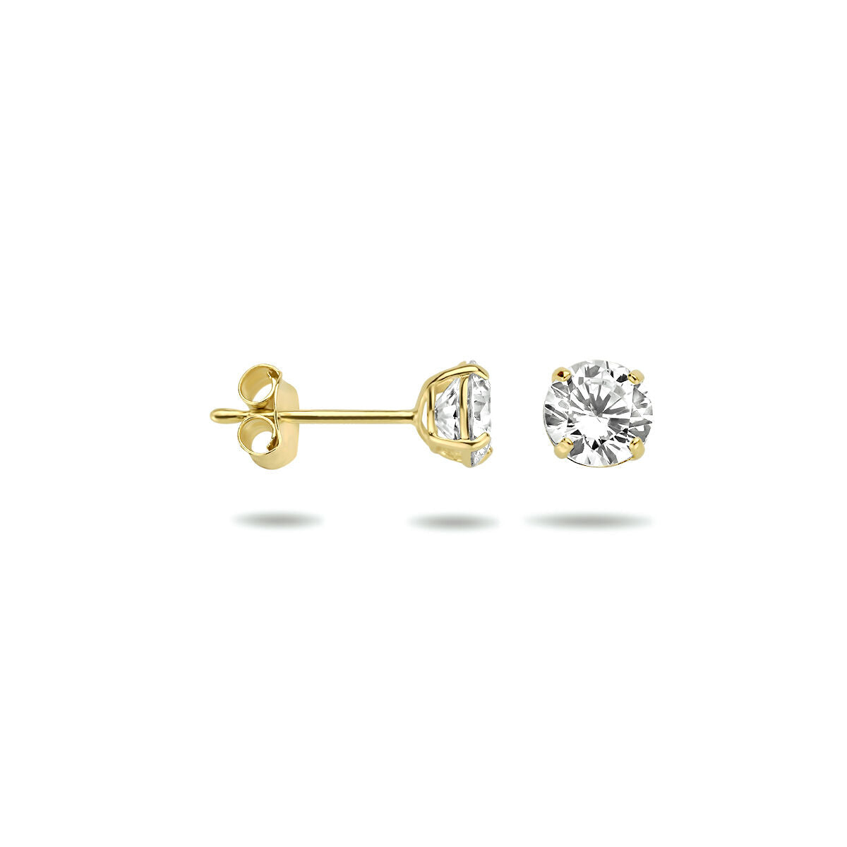 Fantasy Collection Oorbellen zirkonia 9K geelgoud
