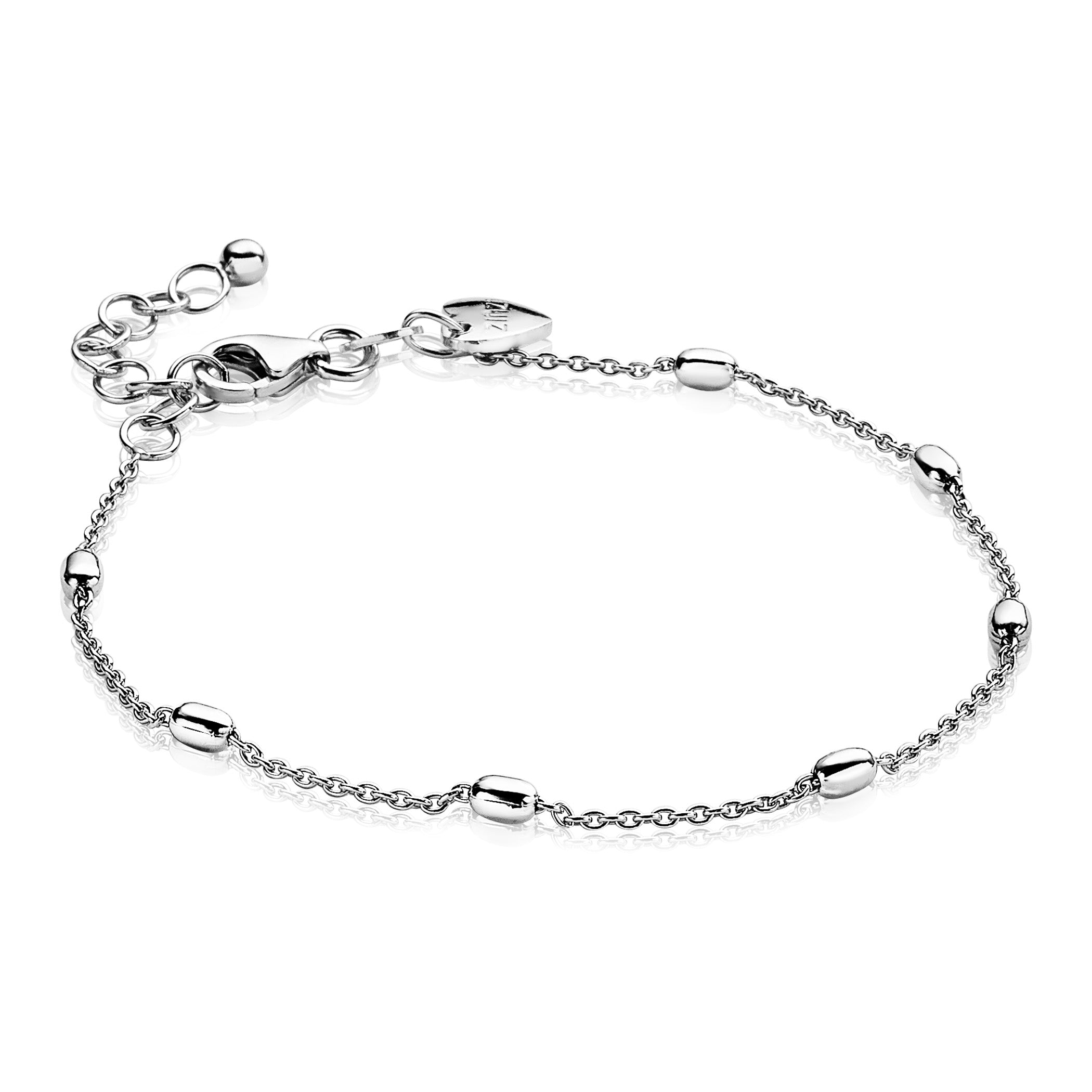 ZINZI zilveren fantasie armband ovaal 16,5-20cm - ZIA1655