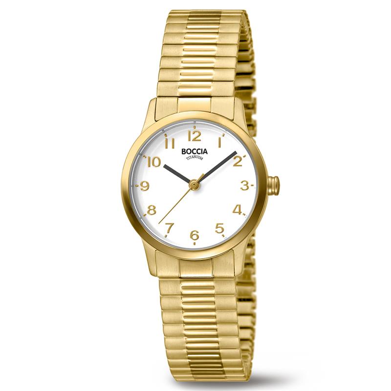 Boccia Titanium 3318-02 Dames Horloge 26mm