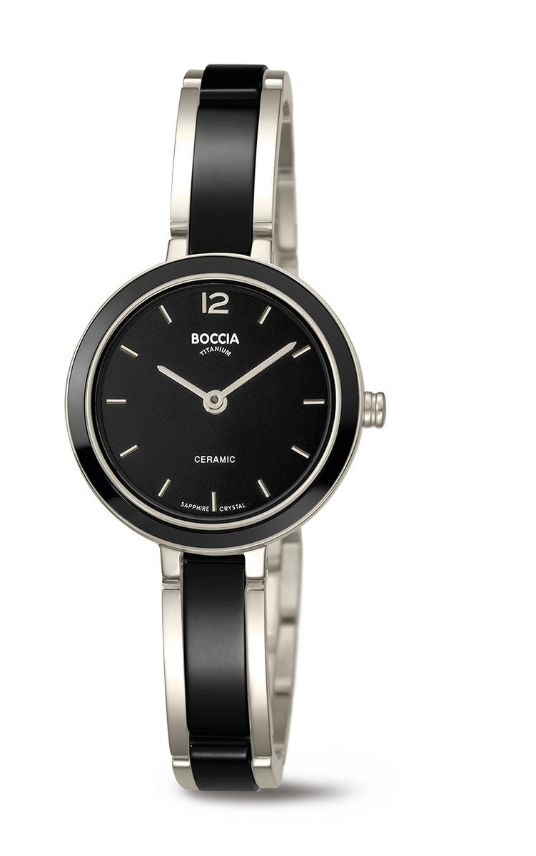 Boccia Titanium 3333-02 horloge - Titanium - Keramiek - 28 mm - PansiteNederland.nl