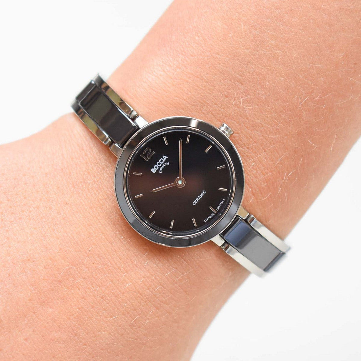 Boccia Titanium 3333-02 horloge - Titanium - Keramiek - 28 mm - PansiteNederland.nl