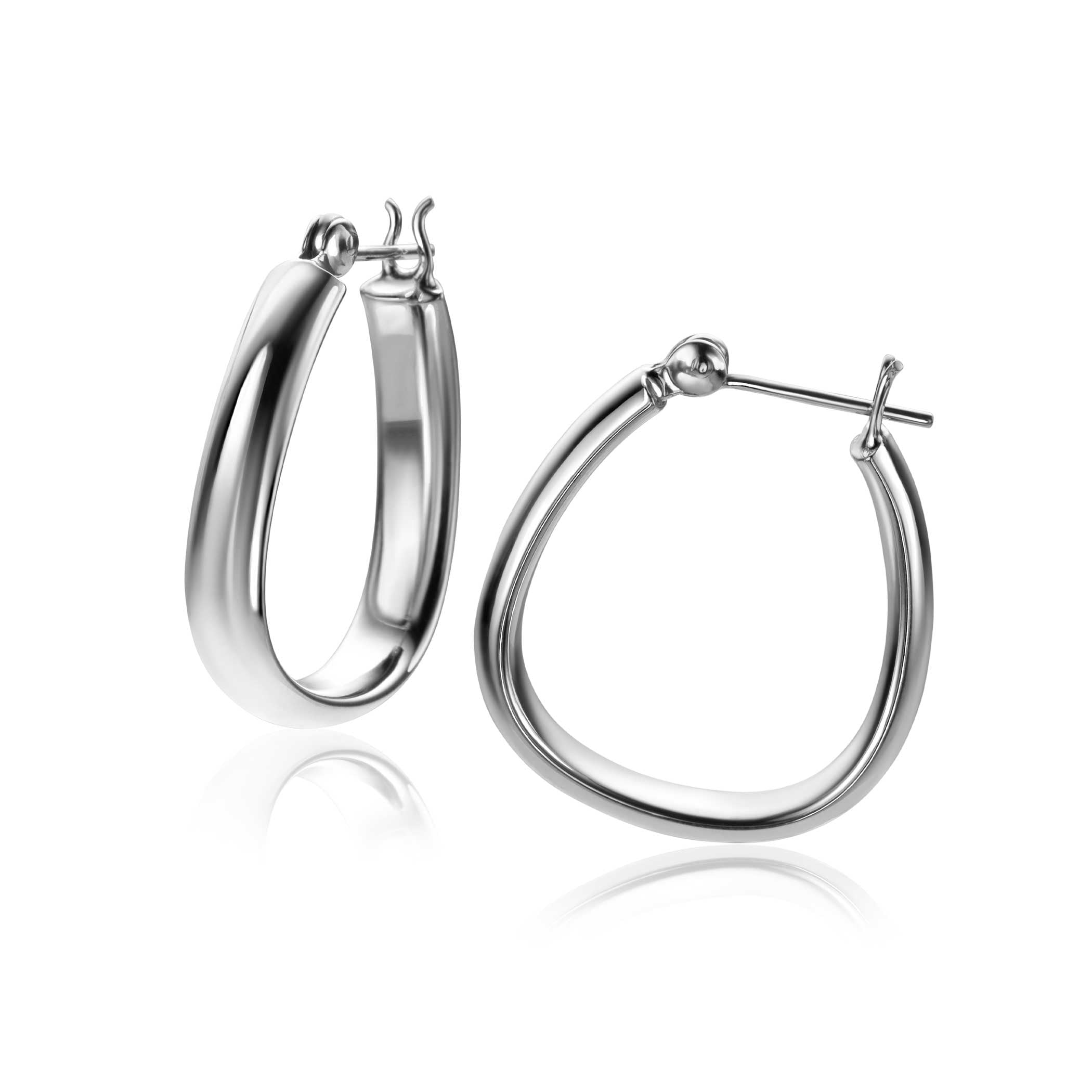 ZINZI Zilveren Oorbellen 22mm - ZIO2606
