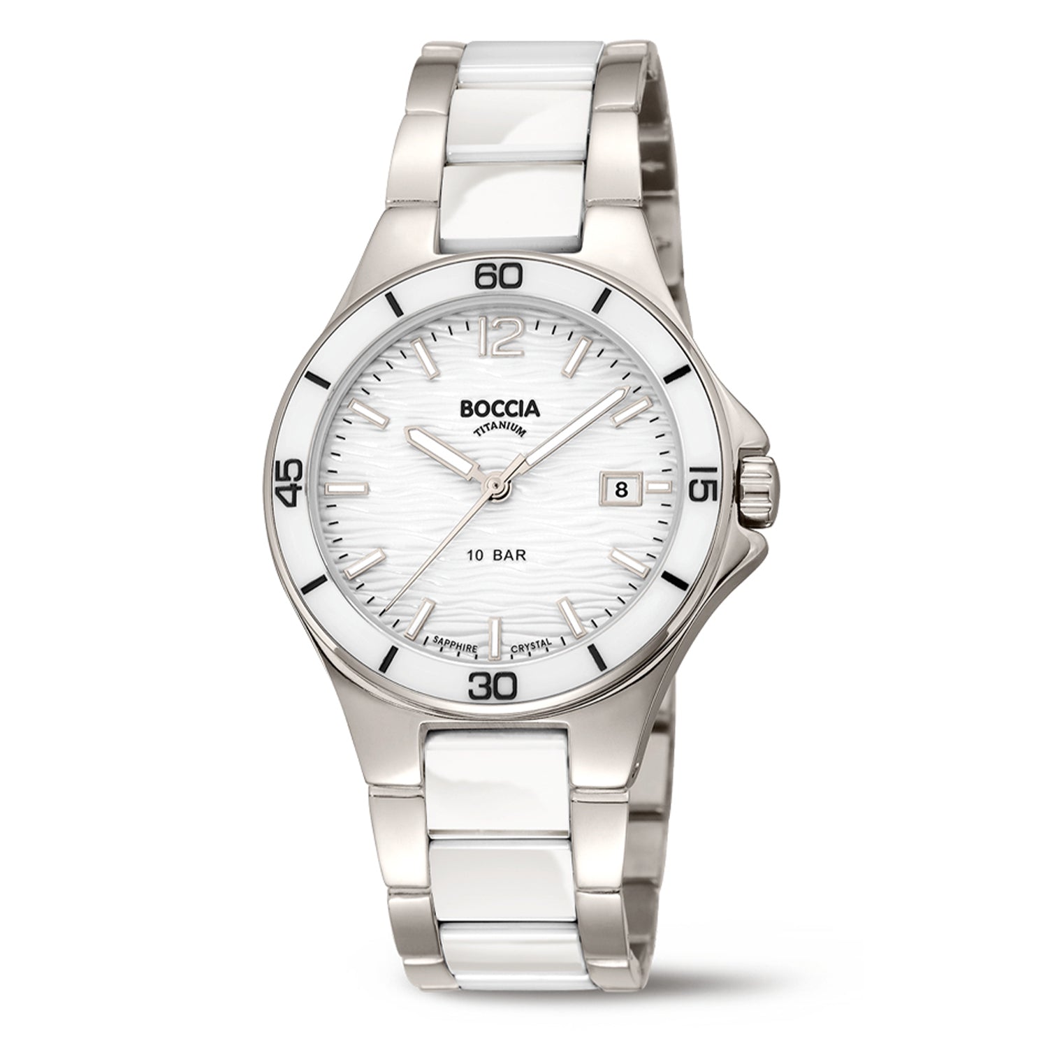 Boccia Titanium 3384-01 Dames Horloge 36mm