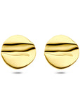 Edelstalen oorknoppen ion plating 28 mm - 6506216