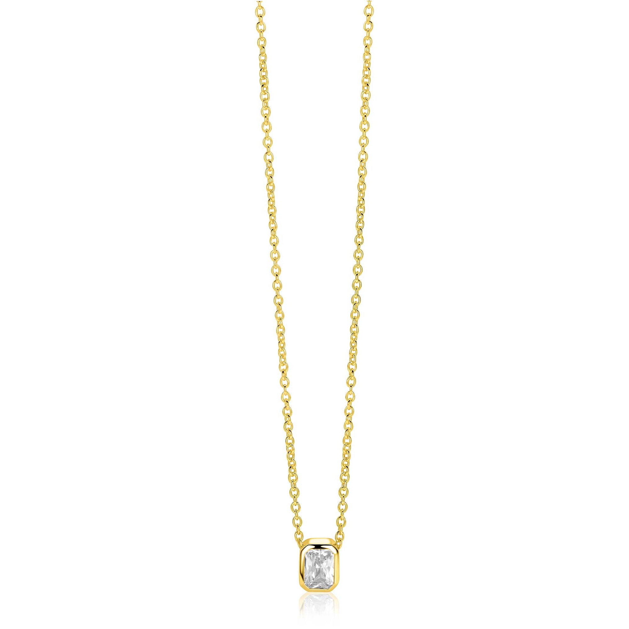 ZINZI Verguld Zilveren Ketting ZIC2899 - ZIC2899